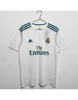 Real Madrid 17/18 season retro fan version home jersey -white