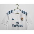 Real Madrid 17/18 season retro fan version home jersey -white