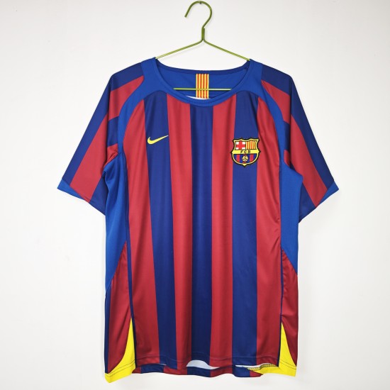 05/06 Barcelona Messi retro home fan version jersey-Royal