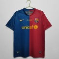 08/09 Barcelona Messi retro home fan version jersey-Royal