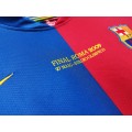 08/09 Barcelona Messi retro home fan version jersey-Royal