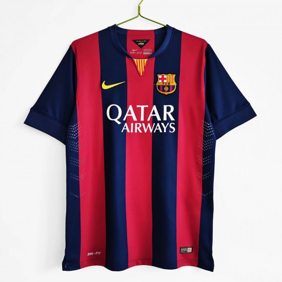 14/15 Barcelona Messi retro home fan version jersey-Royal