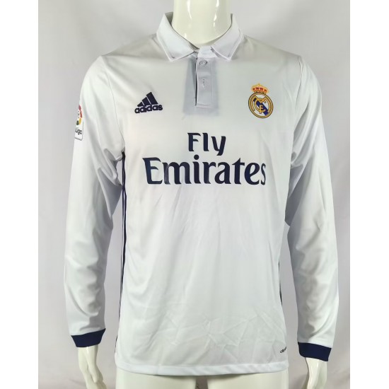 Real Madrid 17/18 season retro fan version home jersey -white