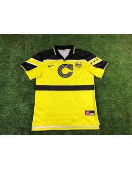 Borussia Dortmund 1996/97 season Home Fan version retro Jersey - Yellow