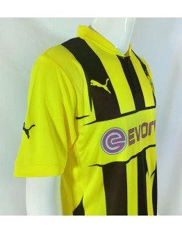 Borussia Dortmund 2012/13 season Home Fan version retro Jersey - Yellow