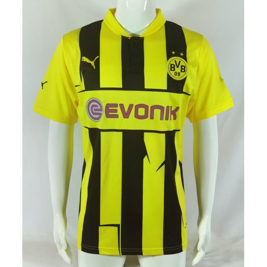 Borussia Dortmund 2012/13 Home Fan version retro Jersey - Yellow