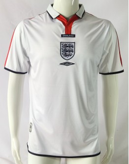 England National Team 2003/04 season retro home fan version Jersey - White