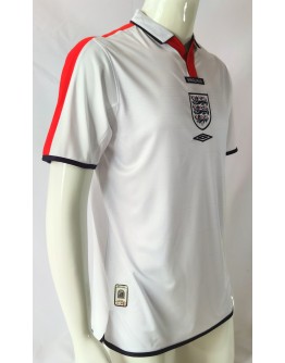 England National Team 2003/04 season retro home fan version Jersey - White