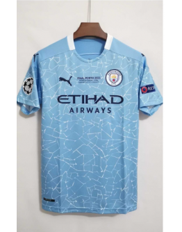 Manchester City Puma 2020/21 Copy Custom Jersey - Sky Blue