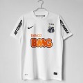 Brazilian Serie A Santos 12/13 season retro jersey=white