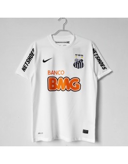 Brazilian Serie A Santos FC 2012/13 season retro jersey=white