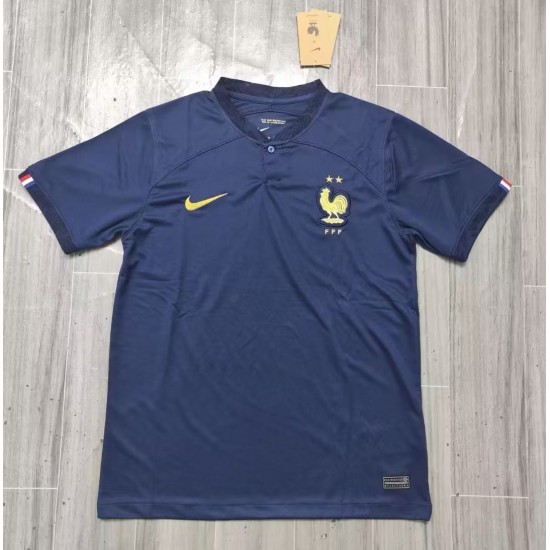 2022 France  Season International team Copy Soccer fan version jersey-Home