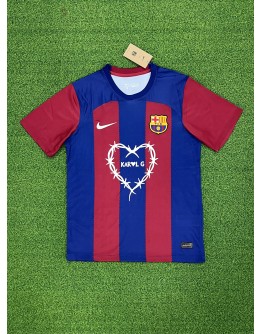 24/25 season Barcelona joint home fan version jersey-Royal