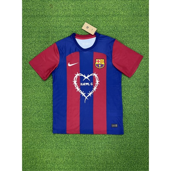 24/25 season Barcelona joint home fan version jersey-Royal