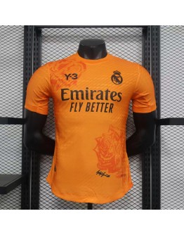 Real Madrid adidas 2024/25 Away Replica Custom Jersey - orange