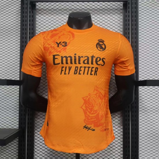 Real Madrid adidas 2024/25 Away Replica Custom Jersey - orange