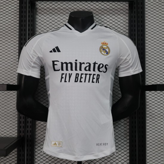 Real Madrid adidas 2024/25 Home Replica Custom Jersey - White