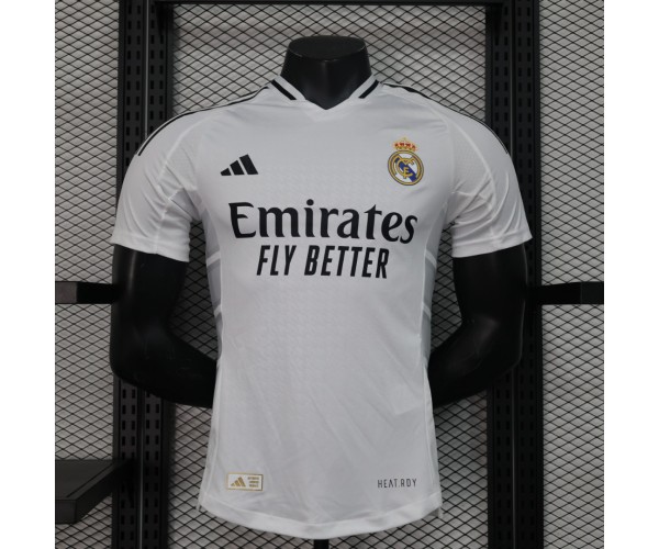 Real Madrid adidas 2024/25 Home Replica Custom Jersey - White