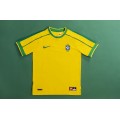 1998 Brazil home retro fan version jersey-yellow