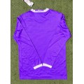 Real Madrid 16/17 season retro fan version away jersey long sleeve-Purple