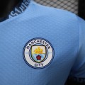 24/25 Manchester City Puma Home Replica Player Soccer Jersey - Sky Blue