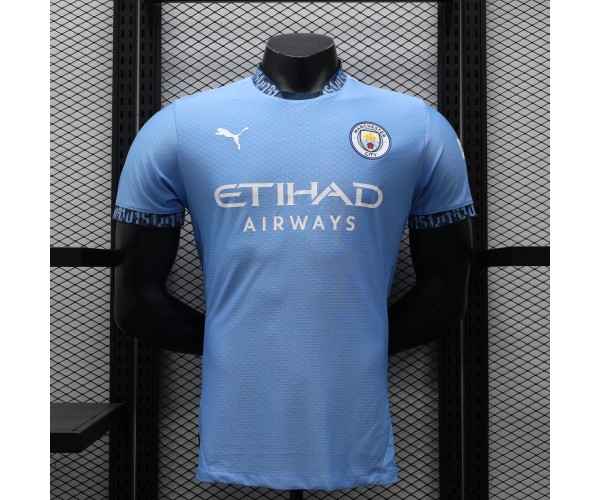 24/25 Manchester City Puma Home Replica Player Soccer Jersey - Sky Blue