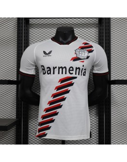 Bayer Leverkusen 24/25Championship Season Jersey Away Player Version-white