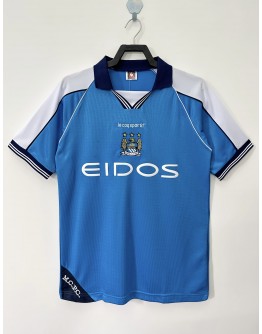 Manchester City 99/01 season home retro jersey