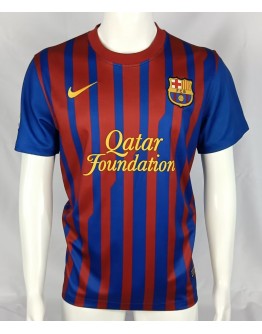 2011/12 season Barcelona Messi retro home fan version jersey-Royal