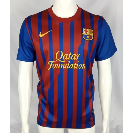 2011/12 season Barcelona Messi retro home fan version jersey-Royal