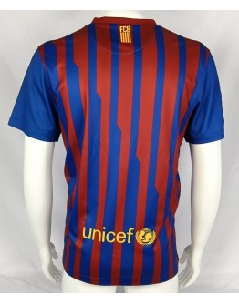 2011/12 season Barcelona Messi retro home fan version jersey-Royal