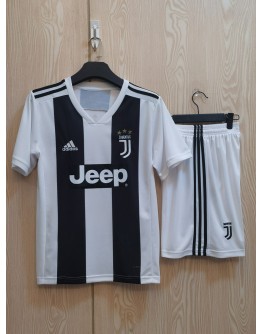 Juventus  2018/19 season Home Fan version retro Jersey Set- Black