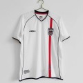 England National Team 2001/03 season retro home fan version Jersey - White