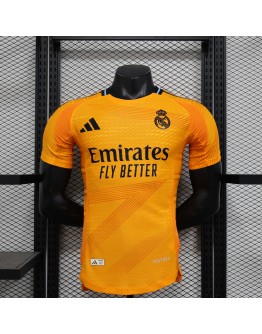 Real Madrid adidas 2024/25 Away Replica Custom Jersey - orange