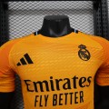 Real Madrid adidas 2024/25 Away Replica Custom Jersey - orange