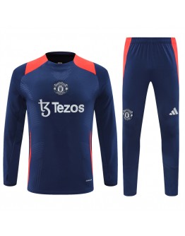 Manchester United 24/25 season training uniform-Royal Blue