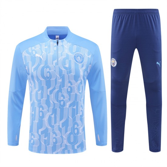 Manchester City 24/25 season training uniform-blue