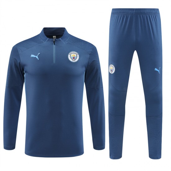 Manchester City 24/25 season training uniform-Dark Blue