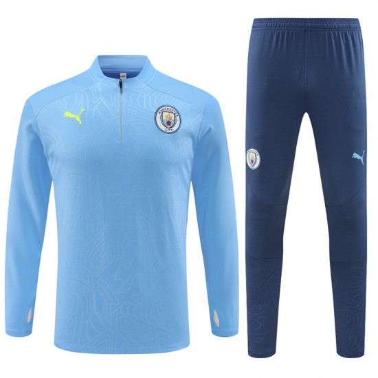 Manchester City 24/25 season training uniform-Pure blue