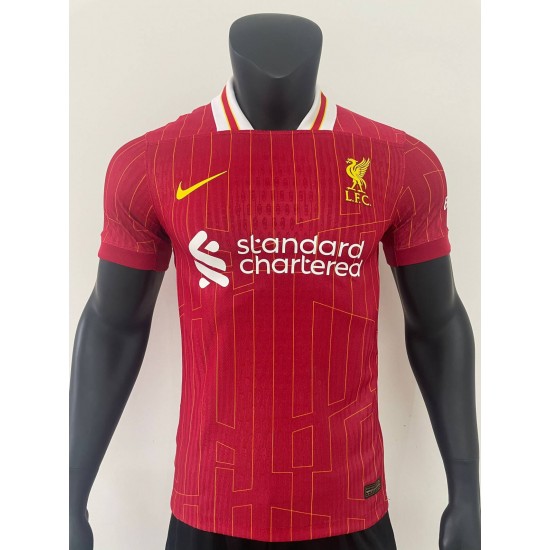 Liverpool Nike 2024/25 Home Authentic Custom Jersey - Red