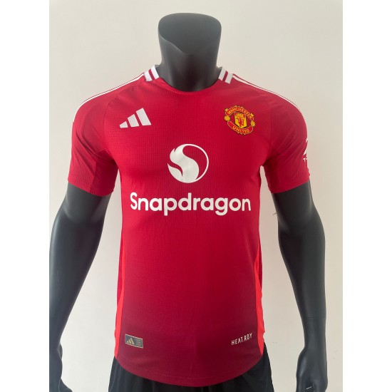 Manchester United adidas 2024/25 Home Copy Jersey - Red