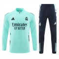 Real Madrid 24/25 season training uniform-green