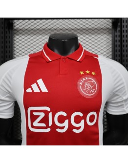 Ajax Nike 2024/25 Home Authentic Custom Jersey - Red