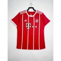 Bayern Munich adidas 2017/18 season  Home Fan version retro Jersey - red