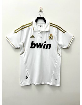 Real Madrid 2011/12 season retro fan version home jersey -white