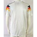 Germany National Team 1990 season retro home fan version Jersey - White