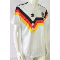 Germany National Team 1990 season retro home fan version Jersey - White