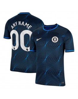 Chelsea Nike 2023/24 Away Stadium Replica Custom Jersey - Navy