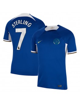 Raheem Sterling Chelsea Nike 2023/24 Home Stadium Replica Jersey - Blue