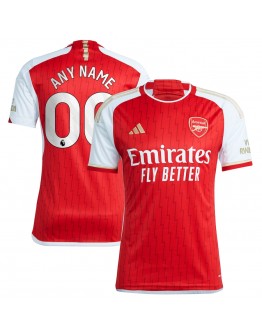 Arsenal adidas 2023/24 Home Replica Custom Jersey - Red